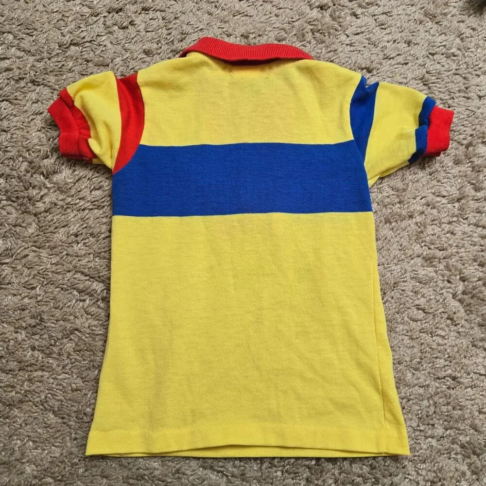Vintage OshKosh 3T polo colorblock shirt. Flaws‎